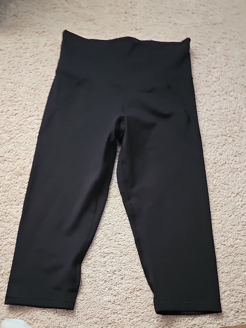 Champion Black Athletic Leggings with Logo
